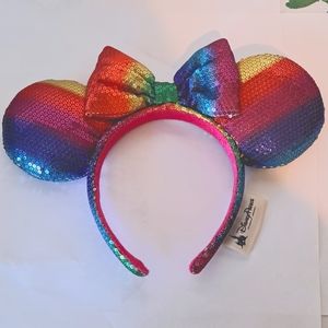 Rainbow Disney ears